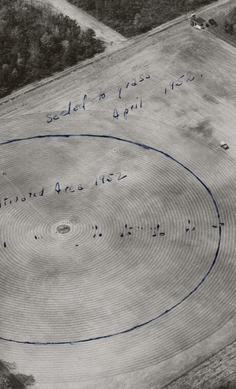 Aerial view of Brookhaven's gamma field
